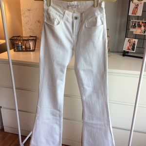 J Brand white flare jeans size 26